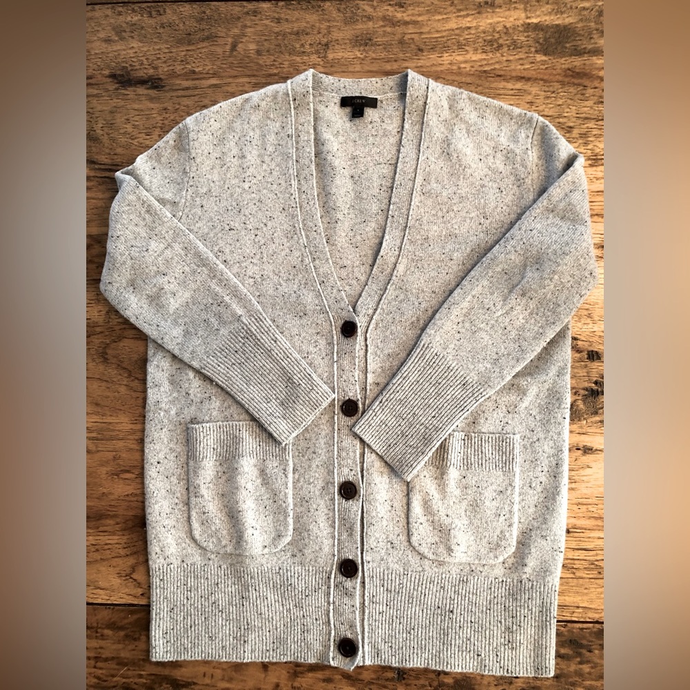 J. Crew 100% Wool Cardigan Small
